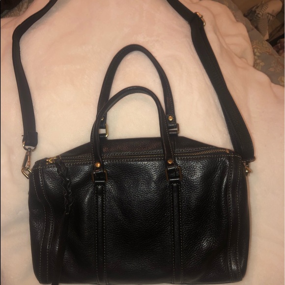 EUC fossil genuine leather satchel - Picture 2 of 3